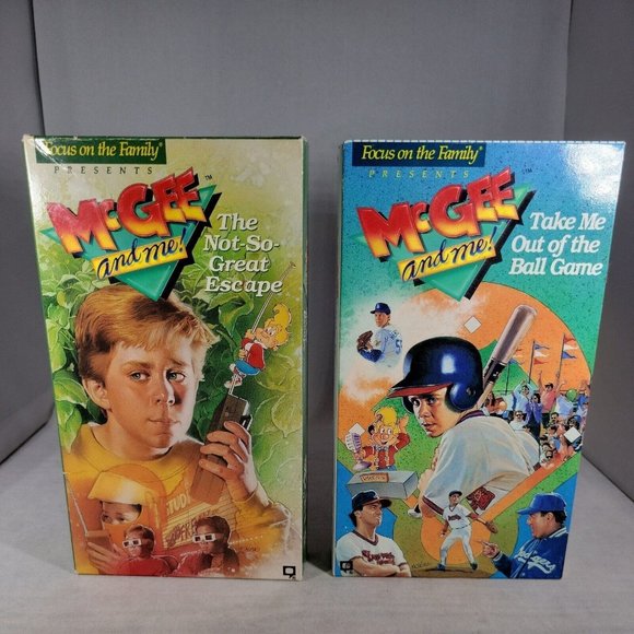 2 McGEE and Me VHS The Not So Great Escape - Take Me Out of the Ballgame Episode - Picture 1 of 6